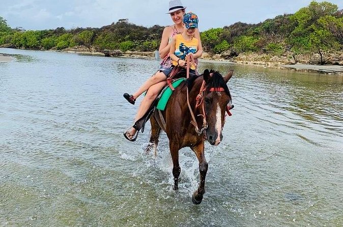 2-hour sunset horseback ride from Punta Cana - Help for first-time riders