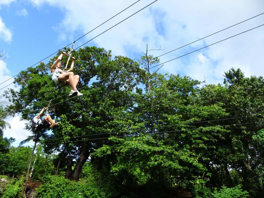 27 Waterfalls: Zip 'n Splash Adventure with Horse Ride - A Firewood-Cooked Lunch at Country World Ranch
