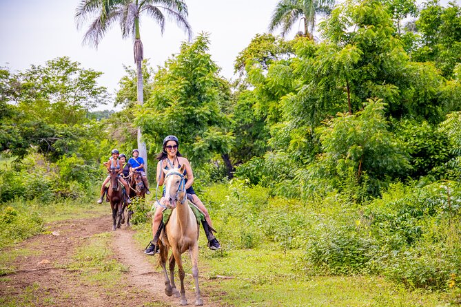 4 on 1 Tour. (Included Buggy, Zip lines, Horseback & Atabey Park) - A Dominican buffet lunch at Rancho Tours Point