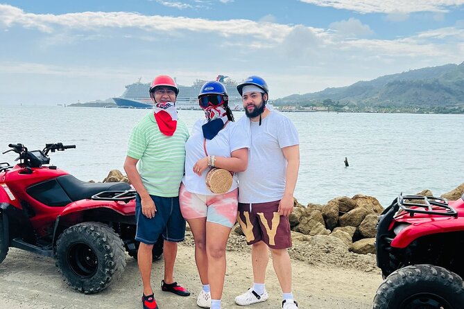4-Wheel on the road - The beach stop gives the ride a welcome break