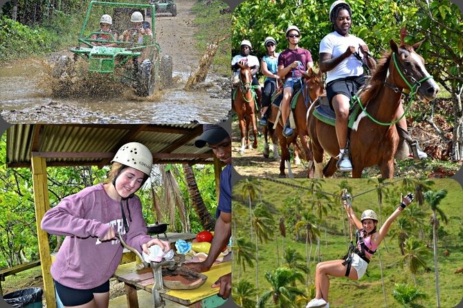 6 in 1 tours Full Day Safari, Zipline, Buggies and Horse Riding - One day, several sides of Punta Cana