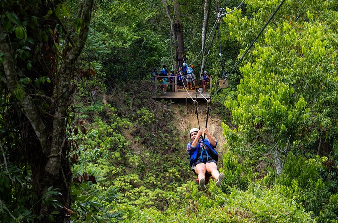 7 Waterfalls & 5 Zip Lines Shore Excursion Amber Cove & Taino Bay - The seventh waterfall is where the wet fun begins