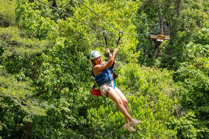 7 Waterfalls & 5 Zip Lines Shore Excursion Amber Cove & Taino Bay - Who will get the most from this shore day