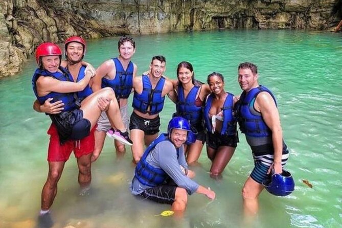 7 Waterfalls of Damajagua Tour Puerto Plata - Climbing up before the fun begins