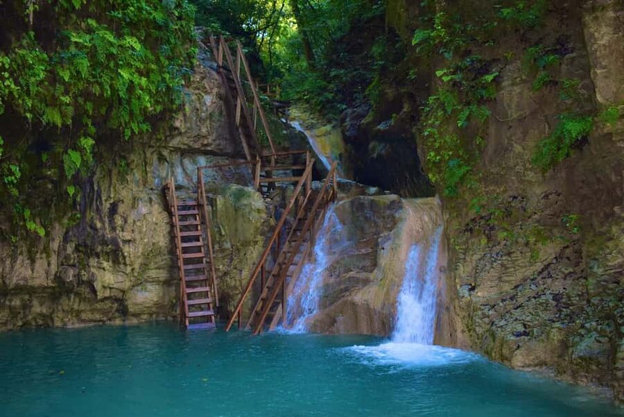 7 Waterfalls Tour With Lunch in DR (Taino Bay & Amber Cove) - Sliding, jumping, or taking the ladder