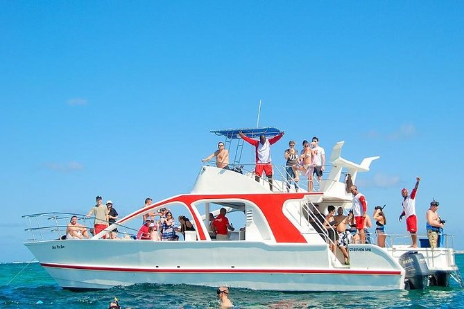 Adventure Combo: Party Boat Cruise & Parasailing - First stop: an eight-minute flight at 200 feet