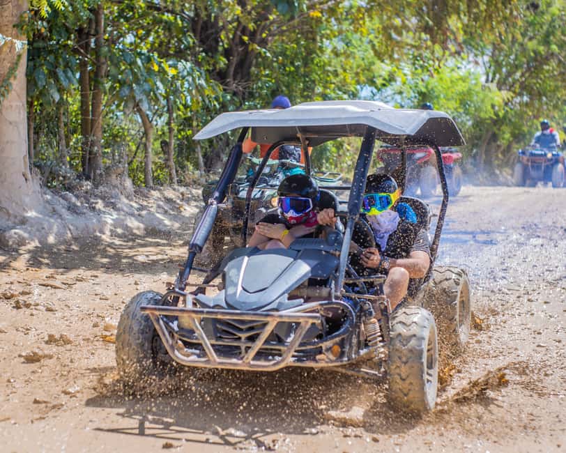 Adventure Punta Cana Buggy between , Caves & Beaches - Starting the buggy ride on rural roads