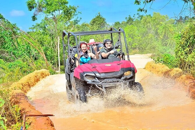 Adventure Tour con Buggies Ziplining Cenote y Taino Culture - Ziplines add a short burst of height