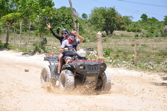 Adventurous Quadricycle From the Heart of Punta Cana to Macao Beach - Entering the local cave and underground river