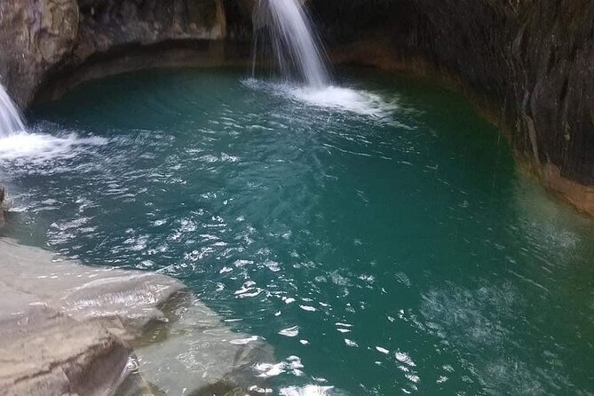 Amber Cove and Taino bay Cruise Ship – 7 Waterfalls - A friendly crew helps when the route gets awkward