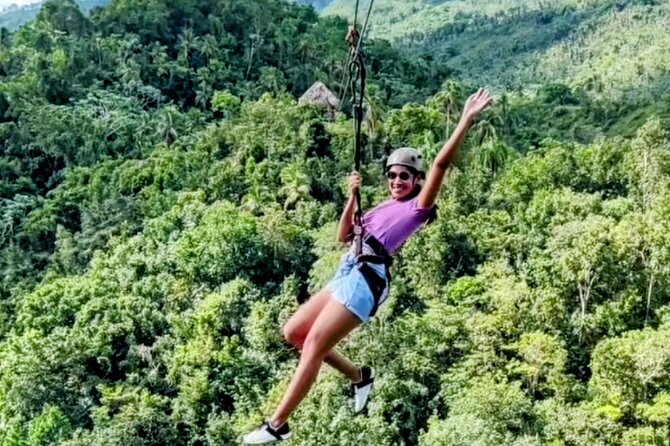 AMBER COVE-TAINO BAY 5 Zip Lines 7 Waterfalls + Locale Food - Leaving Amber Cove or Taino Bay