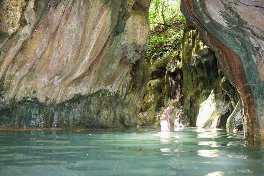 Amber Cove/Taino Bay: 7 Waterfall Tour with Swimming & Lunch - The 30 to 45 minute climb into the canyon