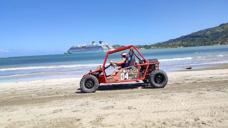 Amber Cove & Taino Bay: Buggy Tour with Swimming & Tasting - A 15-minute swim at the bay