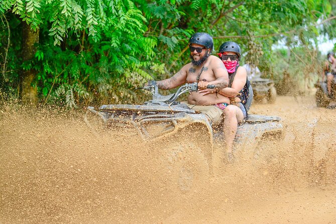 ATV 4x4 VIP Beach, Caves & Local Half Day Flavors - Getting out of the resort zone on four wheels