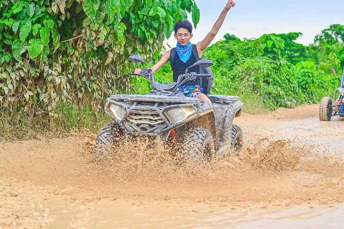 ATV 4x4 VIP Beach, Caves & Local Half Day Flavors - Los Hoyos del Salado and the cool cave water