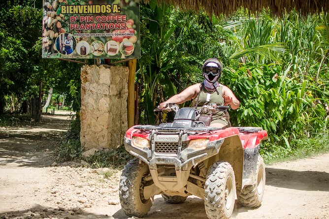 ATV off road adventure with water cave, beach and coffee tasting - Hotel pickup keeps the day simple