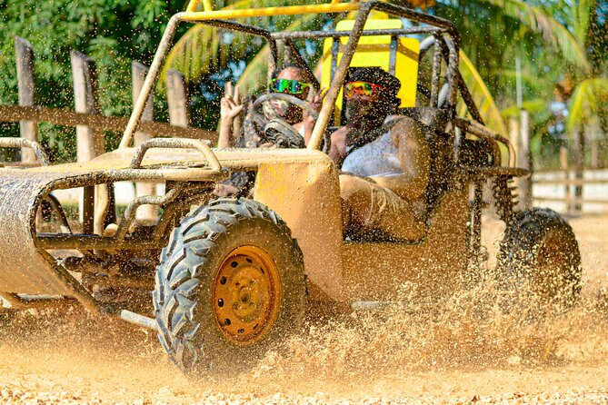 ATV or Buggy Ride at Macao Beach and Taino Cave in Punta Cana - Down into the natural water cave