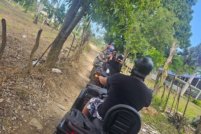 ATV Tour Macao Beach Water Cave and Typical House From Punta Cana - Riding the rough roads to the coast