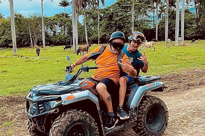 ATVs Fun Tour from Amber Cove and Taino Bay Puerto Plata - Getting ready at the ATV base