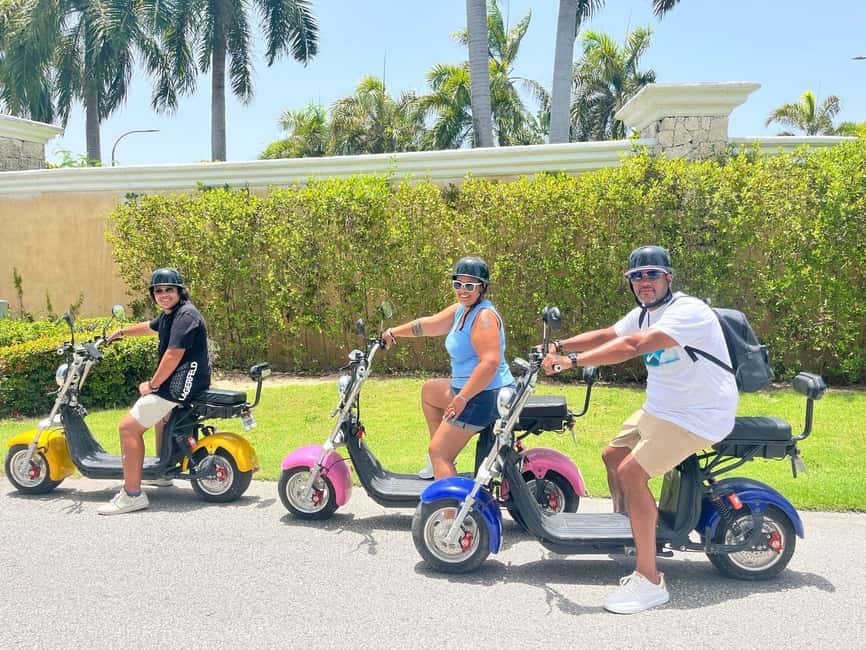 Bavaro Punta Cana: City Tour with Harley models E-Scooters - Key points to know before booking