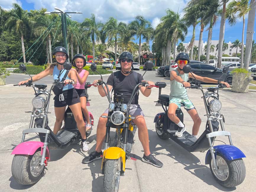 Bavaro Punta Cana: City Tour with Harley models E-Scooters - Bávaro Beach gives you an easy start