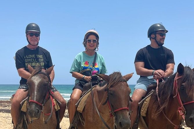 Beach Horseback Ride Tour at Punta Cana - Riding Punta Cana’s coast toward Maimon