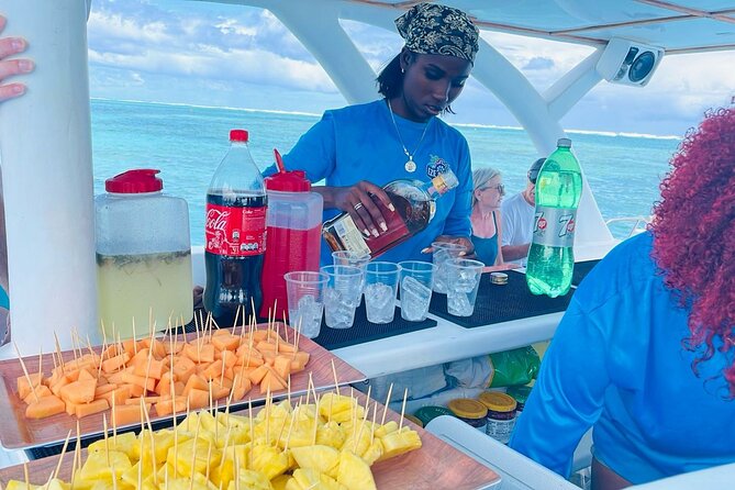 Best Party Boat Adults Only with Open Bar - The natural pool and its easy shallow water