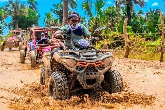 Buggy 4x4 & Horseback Combo Tour in Punta Cana : Cave & Culture - Riding a Cowboy Buggy Toward Macao Beach