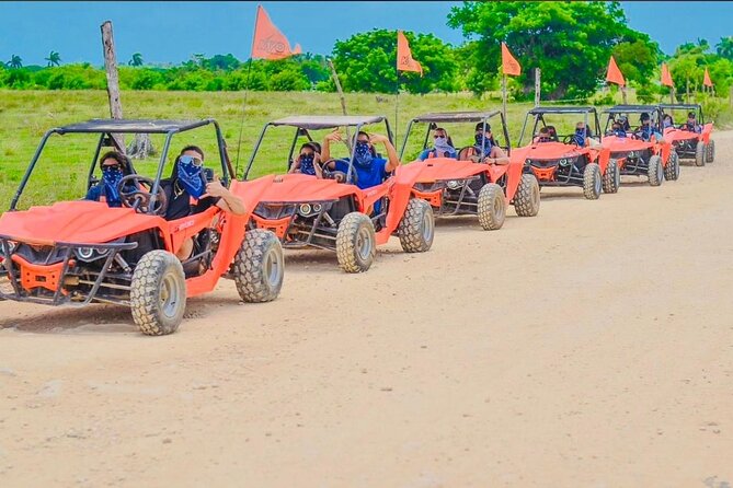 Buggy Adventure ATV in Punta Cana Macao Beach and Water Cave - Pickup, group size, and the clock
