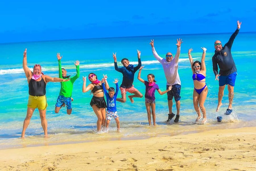 Buggy Tour in Punta Cana: Mamajuana - Coffee - Swimming in Cenote and Macao Beach - The clear-water cenote and its short swim