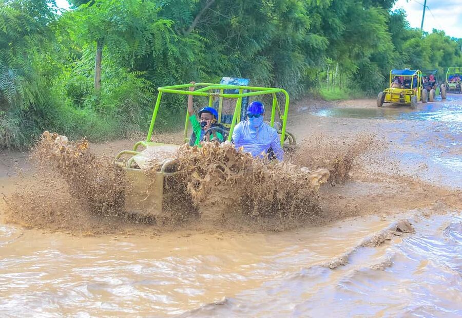 Buggy Tour in Punta Cana: Mamajuana - Coffee - Swimming in Cenote and Macao Beach - Macao Beach closes the half-day with Caribbean water
