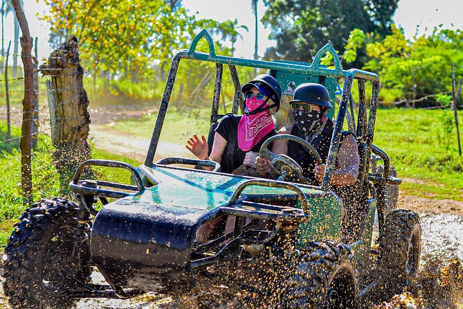 Buggy Tour Punta Cana A Cenote Secreto, Playa macao - Taking the Wheel on Dusty Rural Trails