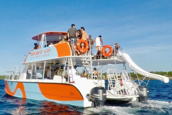 Catamaran Party Cruise with Snorkeling & BBQ - Snorkeling at two reefs near Sosua