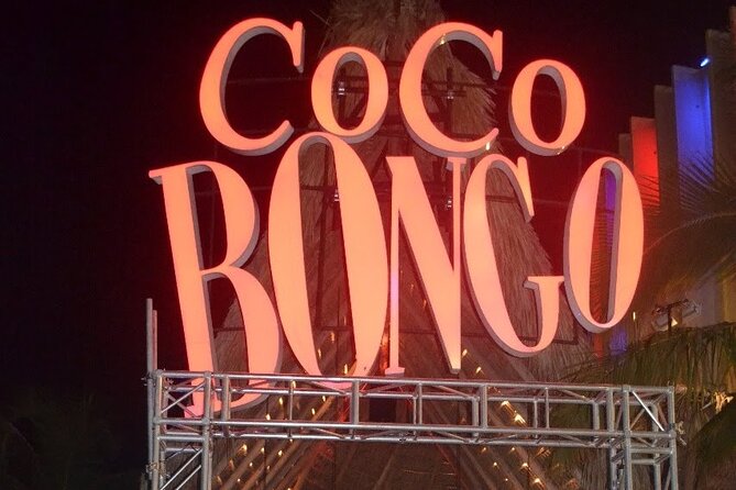 CocoBongo Punta Cana Entry ticket with Entertainment and Open Bar - Open bar, ticket choices, and the included snack