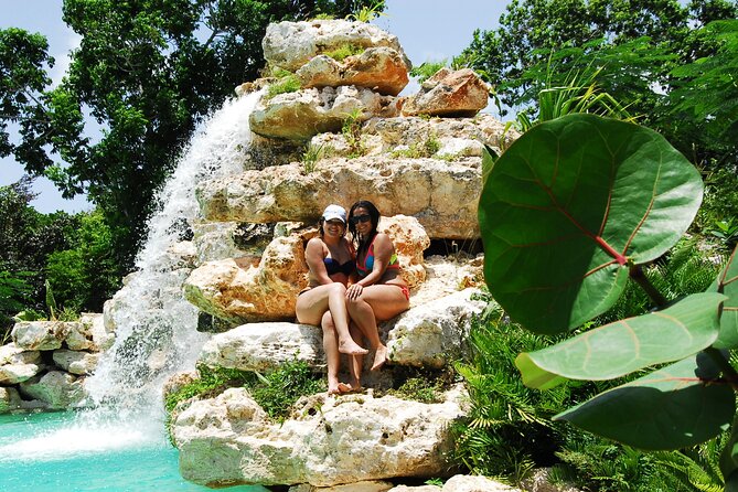 COMBO: Zip Line, Cenote Blue Lagoon, Jungle River &Waterfall Pool - Floating Through the Jungle River