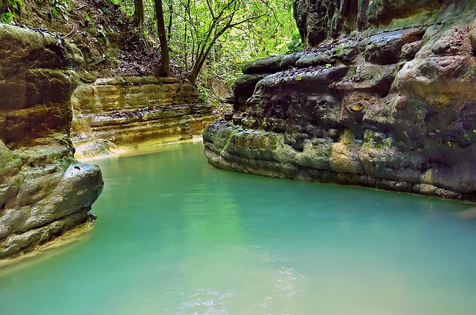 Damajagua Waterfalls Adventure from Puerto Plata - Jumping, swimming, and natural rock slides