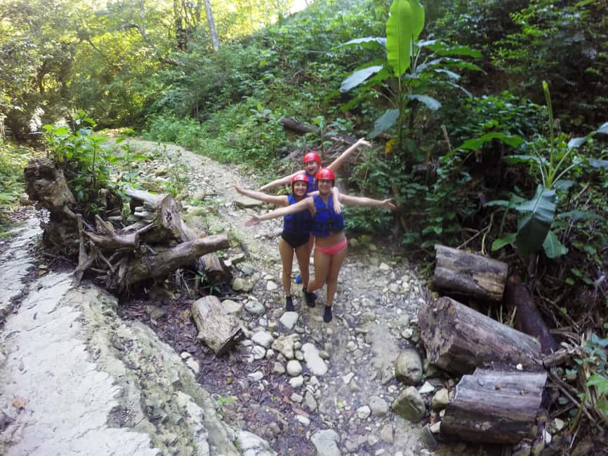 Damajagua: Waterfalls with Lunch Buffet - Limestone pools, rock walls, and the way down