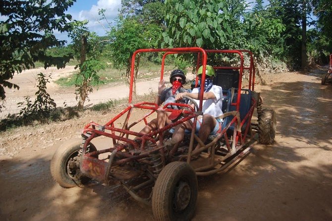 Dune Buggies Adventure in Punta Cana - A muddy start outside Punta Cana