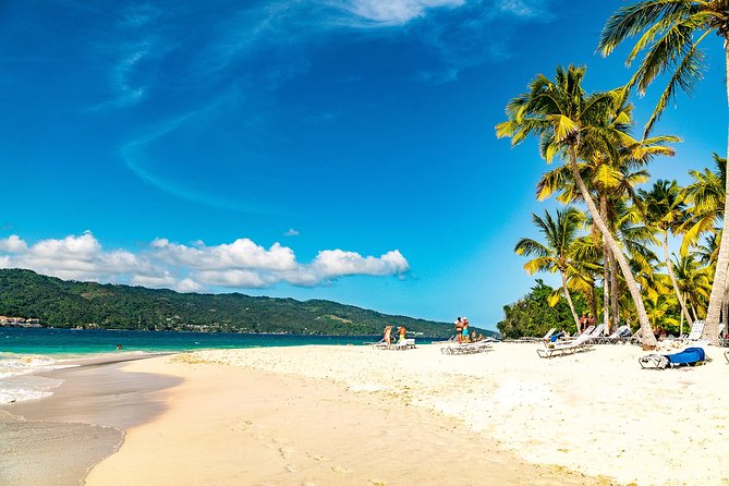 El Limon Waterfall and Bacardi Island Tour from Punta Cana with Lunch Included - Cayo Levantado, the beach finish