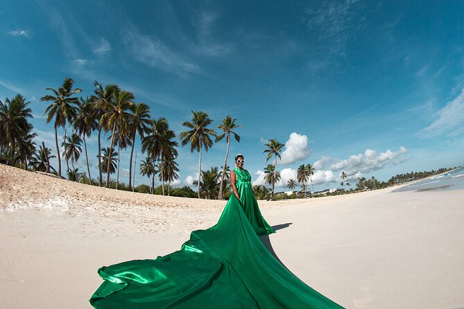 Flying Dress Photoshoot (2 Dresses) – Punta Cana – Photographer - The light is best early, but check the exact schedule