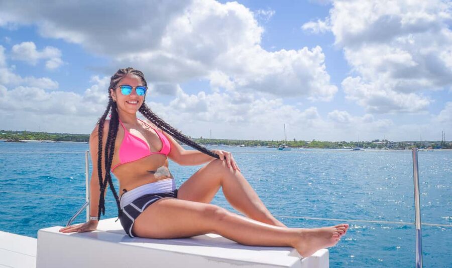 From Santo Domingo: Saona Island Day Trip w/ Lunch & Drinks - Forty-five minutes in the Blue Lagoon