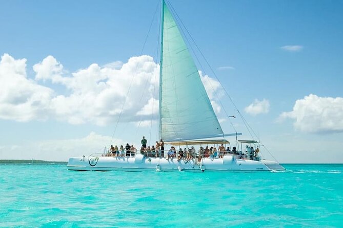 From Santo Domingo: Saona Island For Small Group Catamaran - The catamaran ride back to Bayahibe