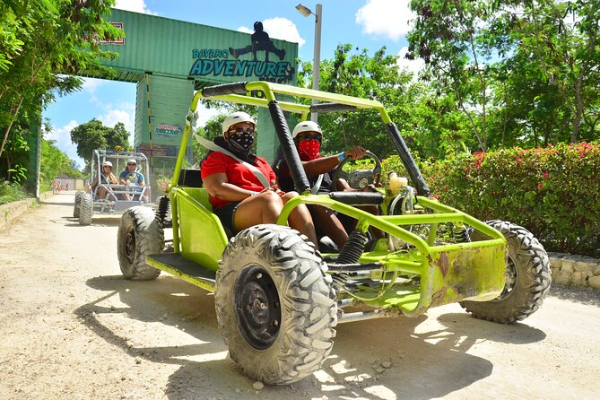 Full Access To Bavaro Adventure Park - With Buggys & Lunch - The buggy route: mud, mine roads, and a change of clothes