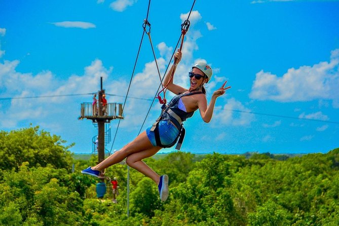 Full Access To Bavaro Adventure Park - With Buggys & Lunch - Six ziplines and a wet finish