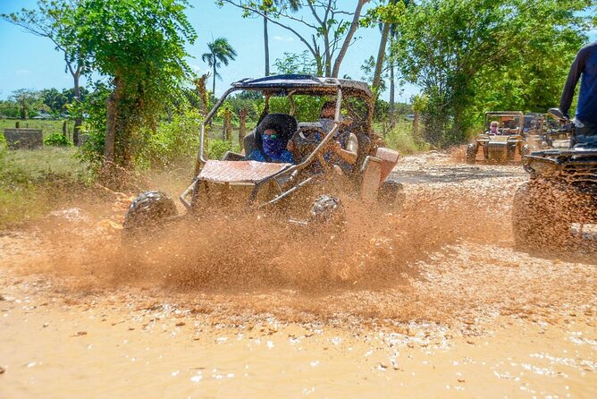 Full-day Buggy & Party Boat tour: snorkel, open bar, cave pool - The natural pool and the party boat mood