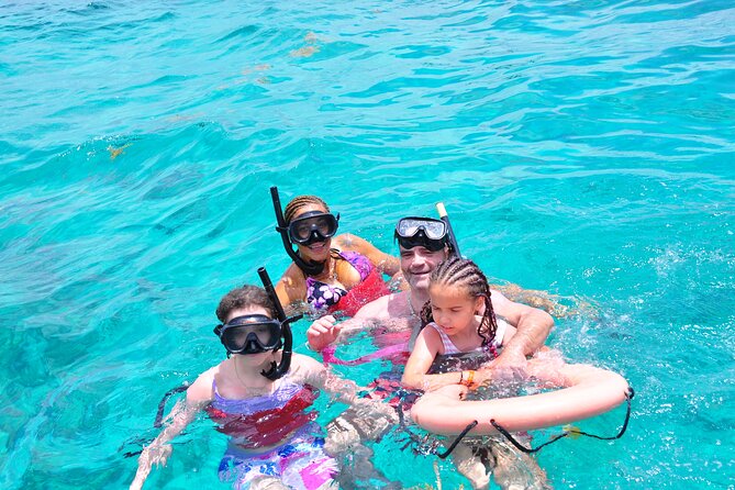 Glass-bottom boat tour to Punta Cana - The Caribbean natural pool is the easygoing finish