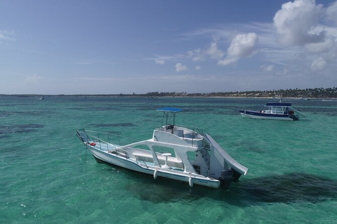 GlassBottom Catamaran with Slide - Punta Cana from a small private catamaran