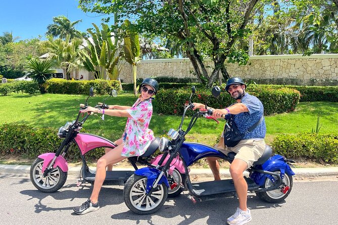 Guided E Bike City Tour in Punta Cana - Leaving Cocotal with Mamajuana