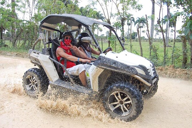 Guided Tour in Polaris (4X4) by Macao Beach, Taino Cave and Typical House - Driving a Polaris from the ranch
