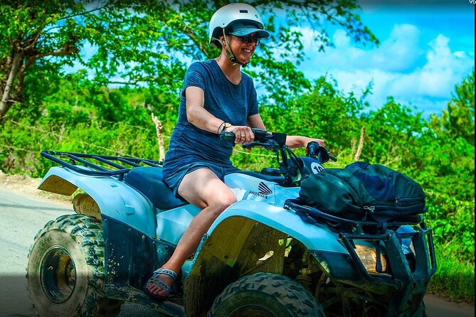 Half Day ATV Adventure Water Cave Authentic Eco Tour At PuntaCana - Getting Comfortable on the ATV at Boogies Punta Cana